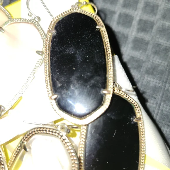 Vintage KENDRA SCOTT - Earring Haul Colorful Stone Drop Earrings - Picture 3 of 6